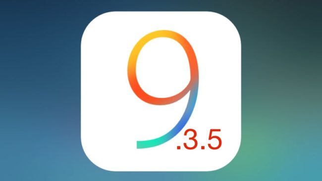 iOS 9.3.5